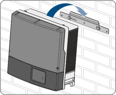 screw on metal bracket inverter|Mounting the Inverter .